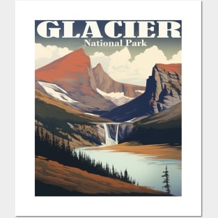 Glacier National Park Posters and Art